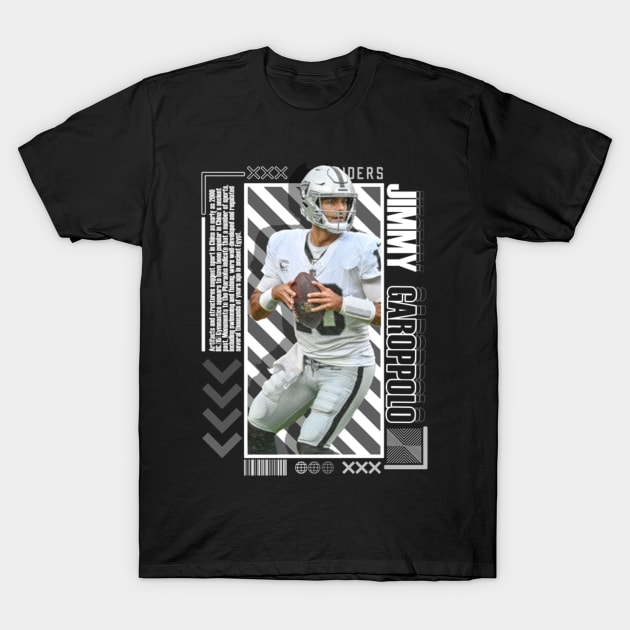 Jimmy Garoppolo Paper Poster Version 10 T-Shirt by art.Hamdan